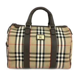 COMING SOON BURBERRYS plaid Boston bag